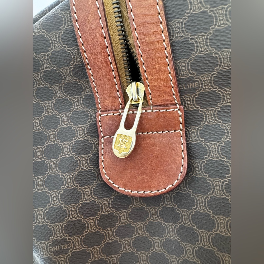 Celine vintage Dark Brown Monogram Duffel Bag - Picture 13 of 15